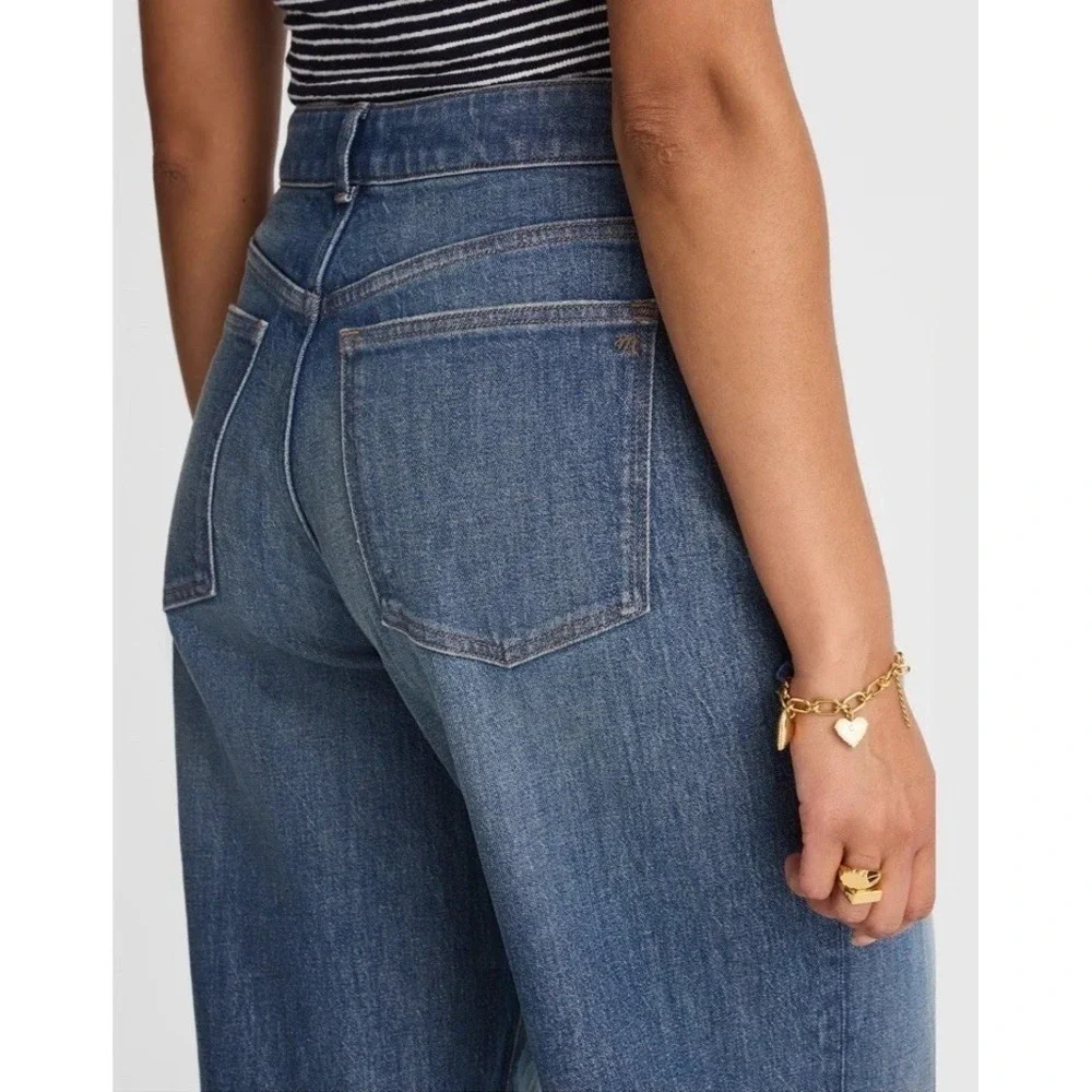 Madewell NWT Tall Curvy Perfect Vintage Wide Leg Jeans Harvey Wash 30T Tall